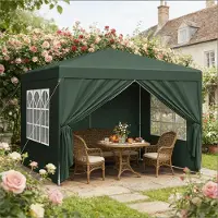 SUCCESS COURIER Gartenpavillon – Outdoor Dachschutz für Hochzeiten, Patio, Catering & Events (nur Pavillon, ohne Seitenwände)