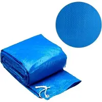 OEM Blauer Schwimmbeckenabschluss - PE-Dichtung - runder Rahmen - wasserdicht und staubdicht - 366 cm