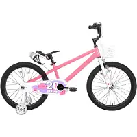 Bolt Kinderfahrrad 51 cm – 8–12 Jahre – mit leuchtenden Stützrädern & DIY Stickern – Rosa