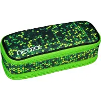 NEOXX Schlamperetui "Catch" in Schwarz/ Limette - (L)22 x (B)10 x (H)6 cm - onesize