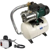 DAB Aquajet-Inox 132/20 M mit Trockenlaufschutzsystem - Hauswasserwerk - 4.700 L/Std. - 1490W - Förderhöhe 48 m