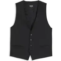 BOSS Slim-Fit Weste aus Schurwoll-Serge Grösse 44