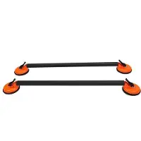 OEM Dakdrager-Roerstangensatz 2 Stück 36 Zoll Stahlrohr Führung für Dachträger auf dem Dach für Kajak Kano Fahrrad Snowboard