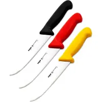 Pirge Butcher's Germany Profi Metzgermesser Set 19 cm - Schärfste Schlachtermesser - Fleischermesser