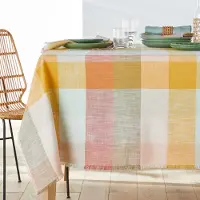 La redoute interieurs Tischdecke Formia, Baumwolle, Webkaros