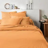 La redoute interieurs Unifarbenes Leintuch Scenario Aus Bio-baumwolle