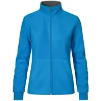 Promodoro Damen Double Fleece Jacke Fleece-Jacke 7985 turquoise/light grey (solid) S