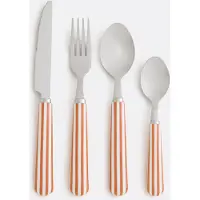 La redoute interieurs Menagerie 16 Besteckteile Mit Gestreiften Griffeln, Leela