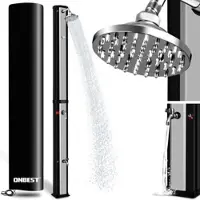 ONBEST Solardusche Schwarz/Silber