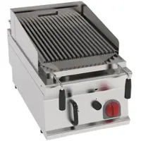 EURAST - Lavastein-gasgrill auftisch - 400x700x280 mm - 8 Kw - 47741317