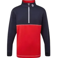Footjoy Layer Junior Colour Block Chill-Out 1/2-Zip, navy/rot