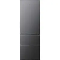 Haier HTR3618CNMP 3D 60 Kühlgefrierkombination (C, 360 l, 1850 mm hoch, Dark inox)