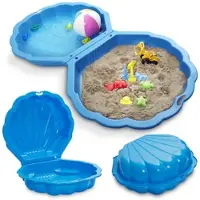 ONBEST Sandkasten Muschel Blau