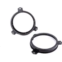 Herrndorff Elektronik 1 Paar Lautsprecher Adapterringe passend für CITROEN C1 PEUGEOT 108 TOYOTA SUBARU 165mm Tür vorne