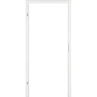 Prum Weiß Zarge CPL Zarge für Zimmertüren, CPL Weißlack RAL 9016, Mini Radius, verstellbar, seidenmatt, pflegeleicht, kratzfest