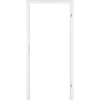 Prum Weiß Zarge CPL Zarge für Zimmertüren, CPL Oberfläche Weißlack RAL 9016, Mini Radius, verstellbar, seidenmatt, pflegeleicht, kratzfest