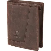 Matador Leder Herren Geldbörse LUGO Portemonnaie RFID Braun Dunkel