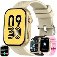 ZPIMY Herren-Smartwatch mit Telefonfunktion, 5ATM wasserdicht, 100+ Sportmodi, 2,0-Zoll-Touchscreen-Uhr, Fitness-Tracker für Android iOS