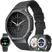 ZPIMY Smartwatch Damen mit Telefonfunktion 1,32" Voll Touchscreen Fitness Tracker 123 Sportmodi Aktivitätstracker 5ATM Wasserdicht Armbanduhr Android IOS