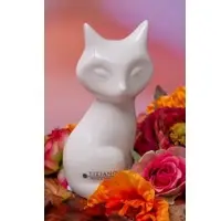 Tiziano Fuchs Valo sitzend 12cm cremeweiß