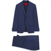 HUGO Zweiteiliger Slim-Fit Anzug aus Performance-Stretch-Twill Grösse 102