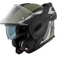 Bogotto FS-X600 Atyr Klapphelm, oliv matt/schwarz, L