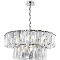 Maytoni Puntes Pendelleuchte, Hängeleuchte 12x E14 Chrom