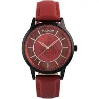 Holzkern Unisex-Armbanduhr Avatar Fire Nation Padouk/Rot