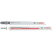 Bosch Stichsägeblätter Set T234X+EXPERT Multi Material thick and thin T367XHM, 26-tlg.