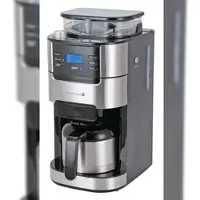 Tarrington House Kaffeemaschine mit Mahlwerk CMG0917, 21.3 x 31.4 x 43 cm, 1 L, 1000 W, silber