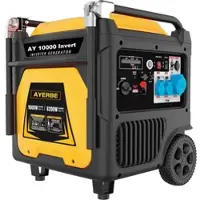 MAESTRO FERRETERO Inverter Benzin Stromerzeuger AY-10000 mit Elektrostart und Kiotsu KT-450 Motor