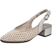 Rieker Sling,zehengeschl.Absatz bis 45mm in beige, Gr. 39