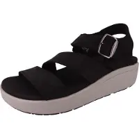 Keen Ellecity Backstrap Leder Damen Sandalen schwarz 36