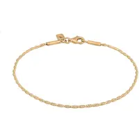 KUZZOI Armband 925 Sterling Silber in Gold | Gr.: 19 cm