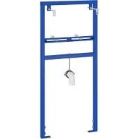 vidaXL Wandhalterung für das Waschbecken-System Blau 50 x 3 x 112 cm