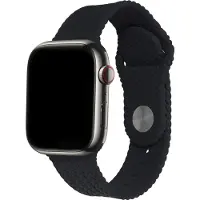 IMoshion Geflochtenes Silikonarmband für Apple Watch | 38/40/41/42 mm - Schwarz