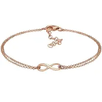 Elli Armband Infinity Symbol Love Unendlich 925 Sterling Silber Elli Rosegold
