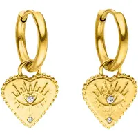 Purelei Bright Heart Ohrringe Gold Größe: OS | Ohrringe Outlet | Damen | Gelb