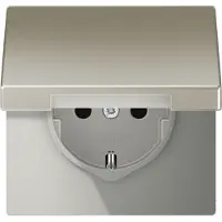 JUNG ES1521KL SCHUKO Steckd.m.Klappd. (ES1521KL)