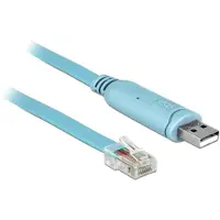 DeLOCK - Kabel seriell - USB (M) zu RJ-45 (M) - 2 m - EIA-232 - Blau