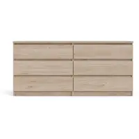 Tvilum 76232hl, Holz, 6 Schublade(n), Faserplatte mit hoher Dichte (HDF), 15 mm, 1538 mm, 500 mm