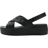 Crocs Sandalen Brooklyn 4U Cross Strap Sandal 212254 Schwarz