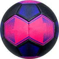 New Sports Fussball schwarz/pink, Grösse 4 unaufgeblaswen