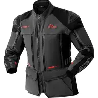 Rapid Suspension Technology RST Pro Series Adventure D3O wasserdichte Motorrad Textiljacke, grau/schwarz, M