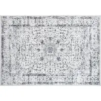 TecTake - Vintage-Design-Teppich - Niederflorteppich - Aliya - 240cm x 340cm - grau