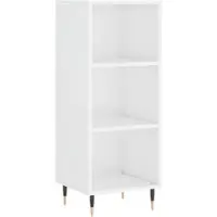 Helloshop26 - Buffet Sideboard Kommode Schrank Aufbewahrungseinheit Organizer für Küche Wohnzimmer Hochglanzlackierung 34,5 x 32,5 02_0030584