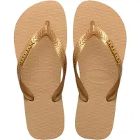 Havaianas Slipper mit Metallic-Logo-Aufdruck