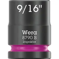Wera Steckschlüsseleinsatz 8790 B Impaktor mit 3/8"-Antrieb, 9/16" x 30 mm
