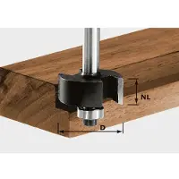 Festool Falzfräser HW Schaft 8 mm HW S8 D31,7/NL 12,7 | 491022