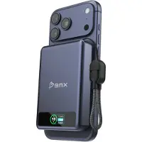 Bmx B939-10-BU - Powerbank, Solid-State, Feststoff, 10000 mAh, MagSafe, blau